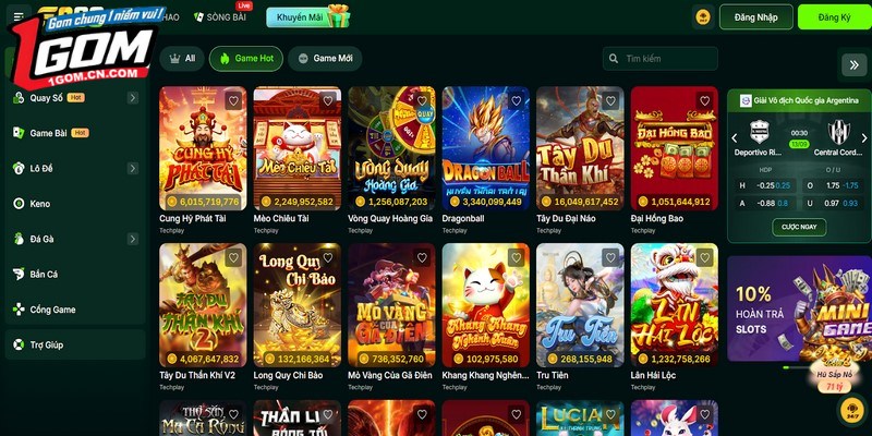 Trò chơi nổ hũ nổi bật với tính năng thú vị và thưởng lớn