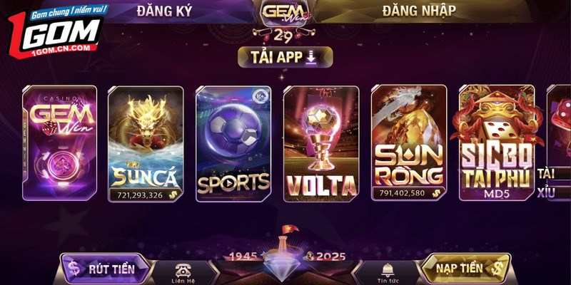 Khám phá những trò chơi hấp dẫn nổi bật tại GEMWIN