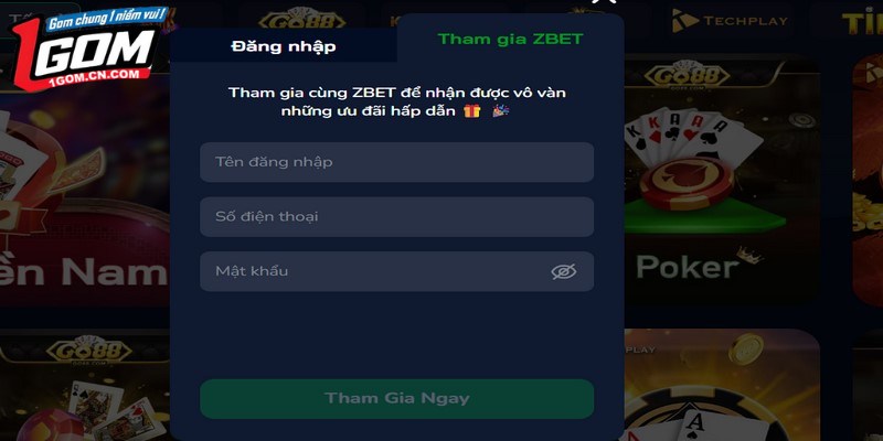 Tiến hành đăng ký newbie sẽ có cơ hội trải nghiệm bất tận