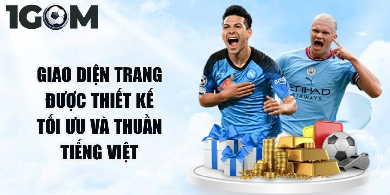 Giao diện của trang được thiết kế tối ưu và thuần tiếng Việt